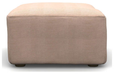 Heart of House Chloe Fabric Footstool - Old Rose